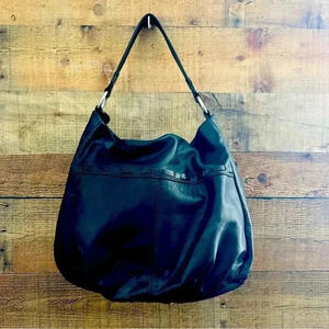 Ellington Leather Woven Large Hobo Bag